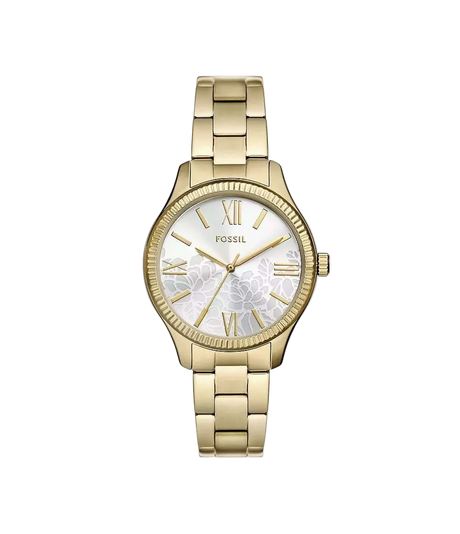 Reloj Fossil Rye de dama pulsera de metal