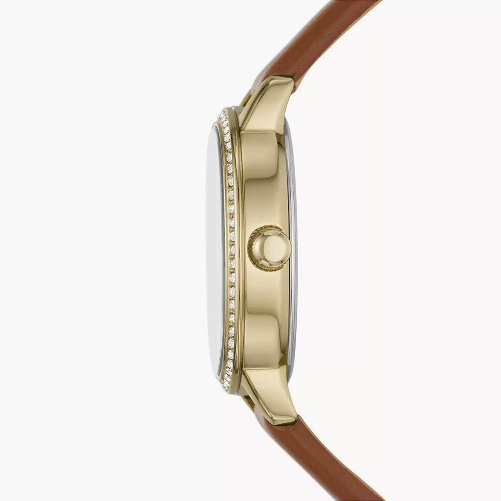 Reloj Fossil Prenny de dama pulsera de piel 23 mm