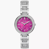 Fossil Karli Reloj Análogo para Mujer Pulsera de Metal