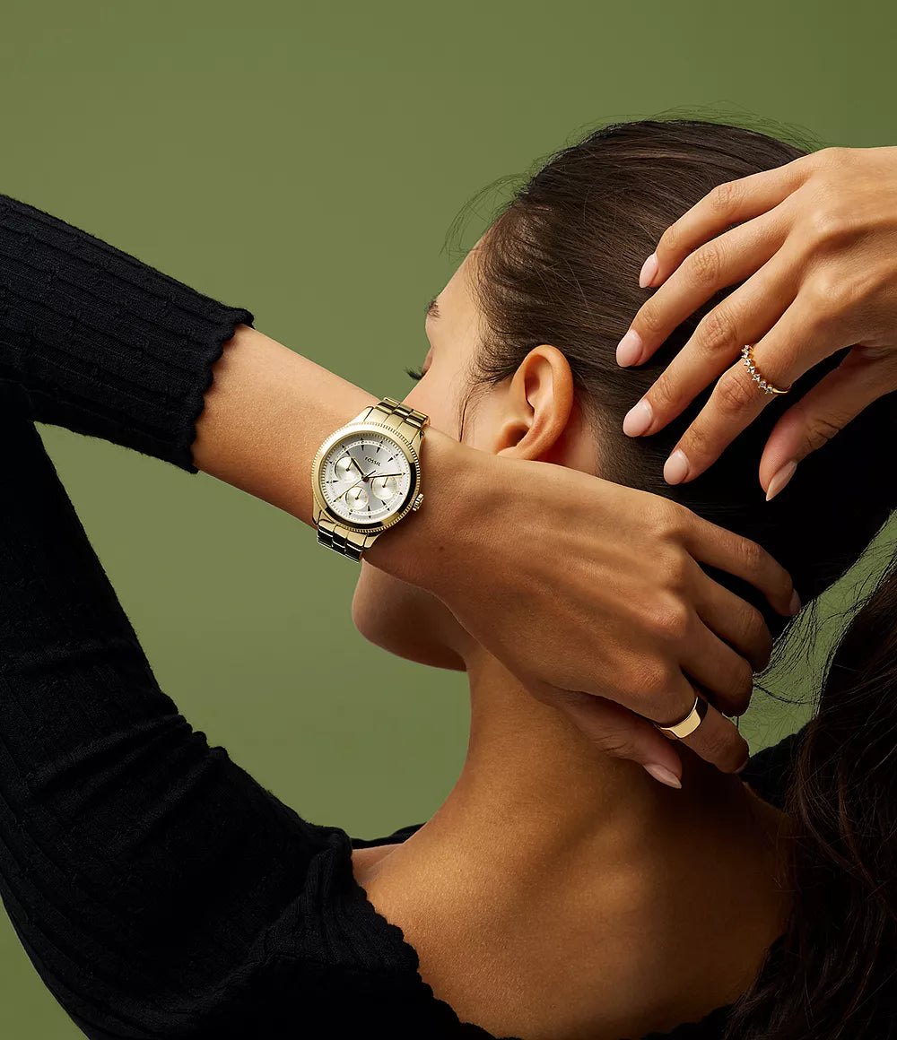 Reloj Fossil para dama pulsera de acero inoxidable