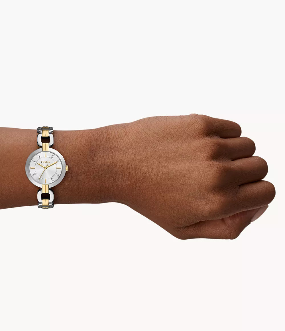 Reloj Fossil Kerrigan de dama pulsera de metal