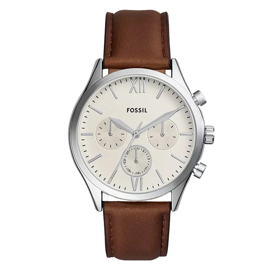 Fossil Fenmore Multifunction Reloj para Hombre Pulsera de Cuero Análogo