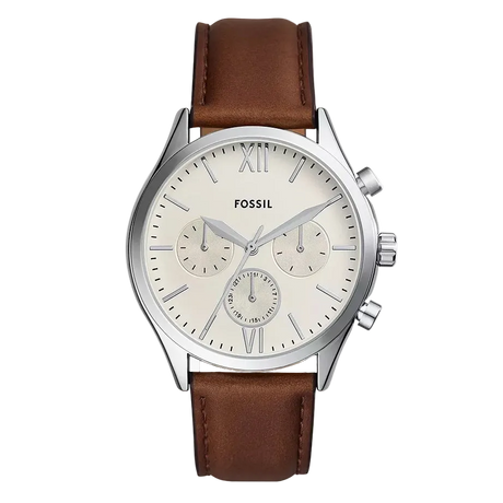 Fossil Fenmore Multifunction Reloj para Hombre Pulsera de Cuero Análogo