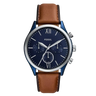Fossil Fenmore Multifunction Reloj para Hombre Pulsera de Cuero Análogo