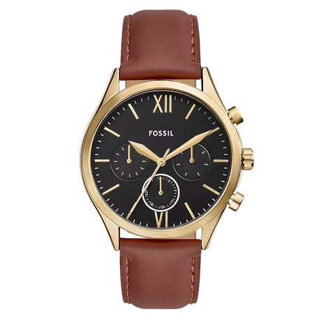 Fossil Fenmore Multifunction Reloj para Hombre Pulsera de Cuero Análogo