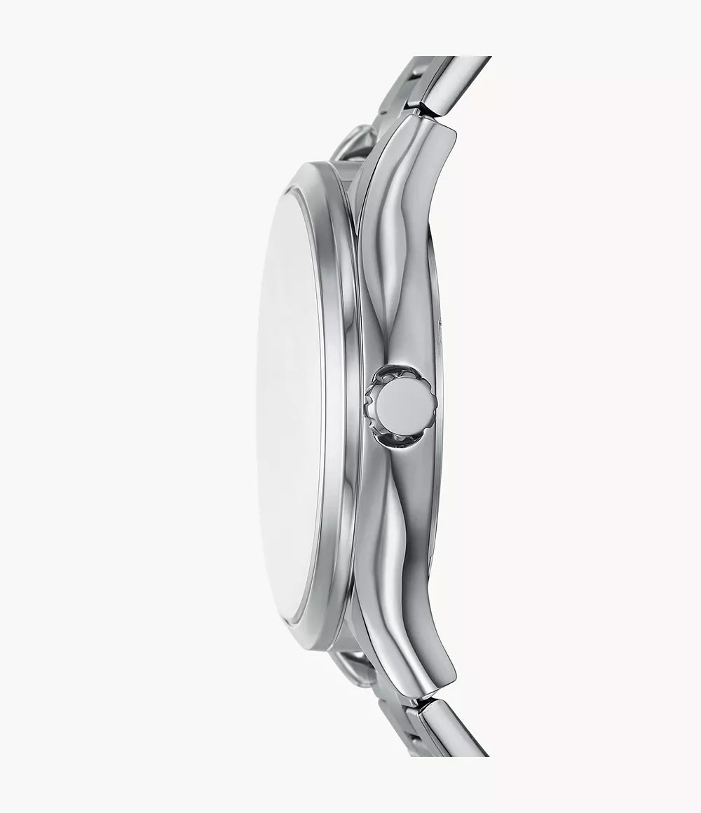 Fossil Fenmore Reloj Análogo para Hombre Pulsera de Metal