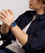 Fossil Fenmore Multifunction Reloj para Hombre Pulsera de Cuero Análogo