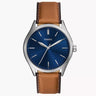 Fossil Fenmore Multifunction Reloj para Hombre Pulsera de Cuero Análogo