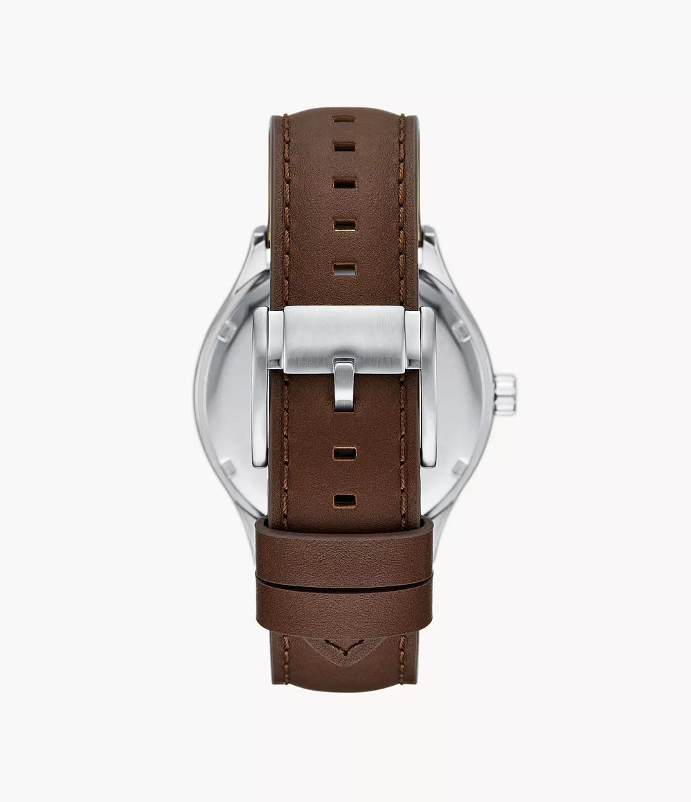 Fossil Fenmore Multifunction Reloj para Hombre Pulsera de Cuero Análogo