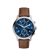 Reloj Fossil Bennett de hombre pulsera de piel 45 mm