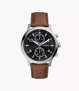 Reloj Fossil Bennett de hombre pulsera de piel 45 mm