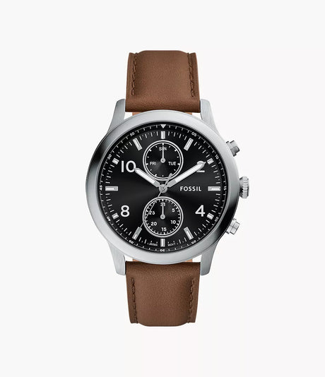 Reloj Fossil Bennett de hombre pulsera de piel 45 mm