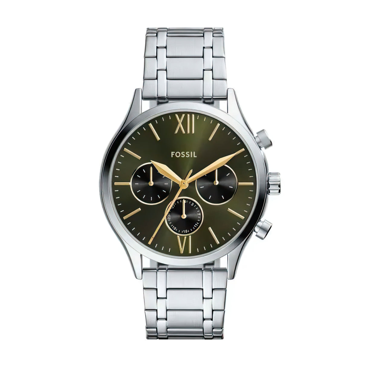 Fossil Fenmore Reloj Análogo para Hombre Pulsera de Metal