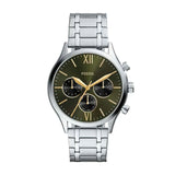 Fossil Fenmore Reloj Análogo para Hombre Pulsera de Metal