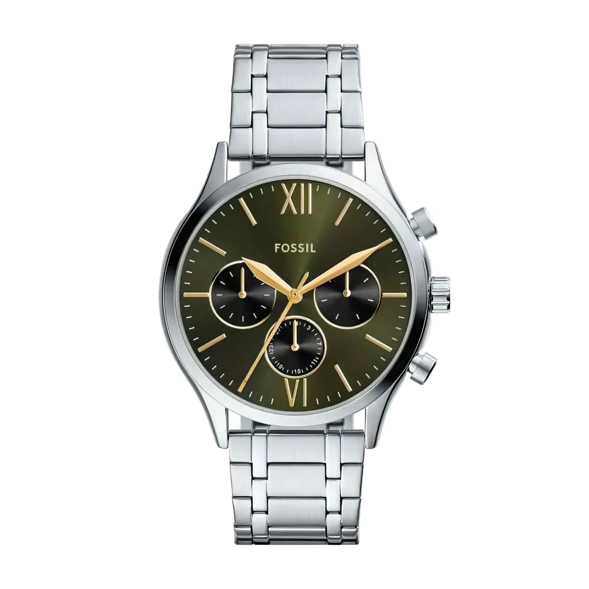 Fossil Fenmore Reloj Análogo para Hombre Pulsera de Metal