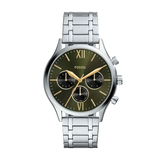 Fossil Fenmore Reloj Análogo para Hombre Pulsera de Metal