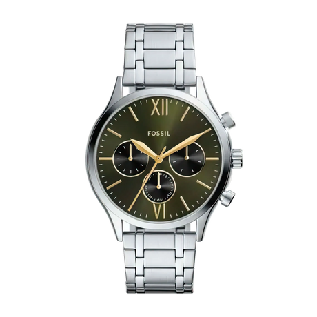 Fossil Fenmore Reloj Análogo para Hombre Pulsera de Metal