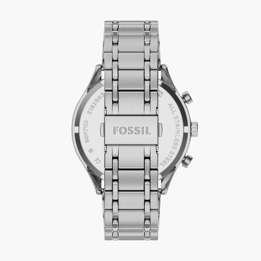 Fossil Fenmore Reloj Análogo para Hombre Pulsera de Metal