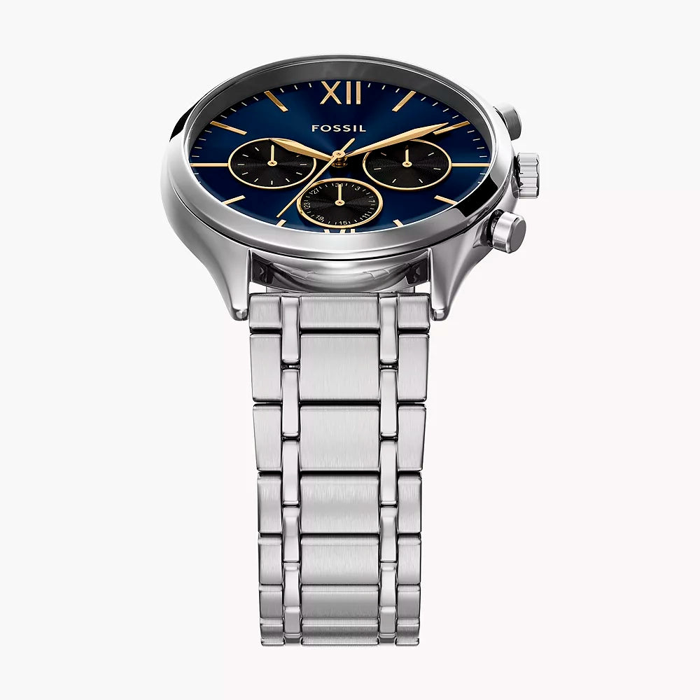 Fossil Fenmore Reloj Análogo para Hombre Pulsera de Metal