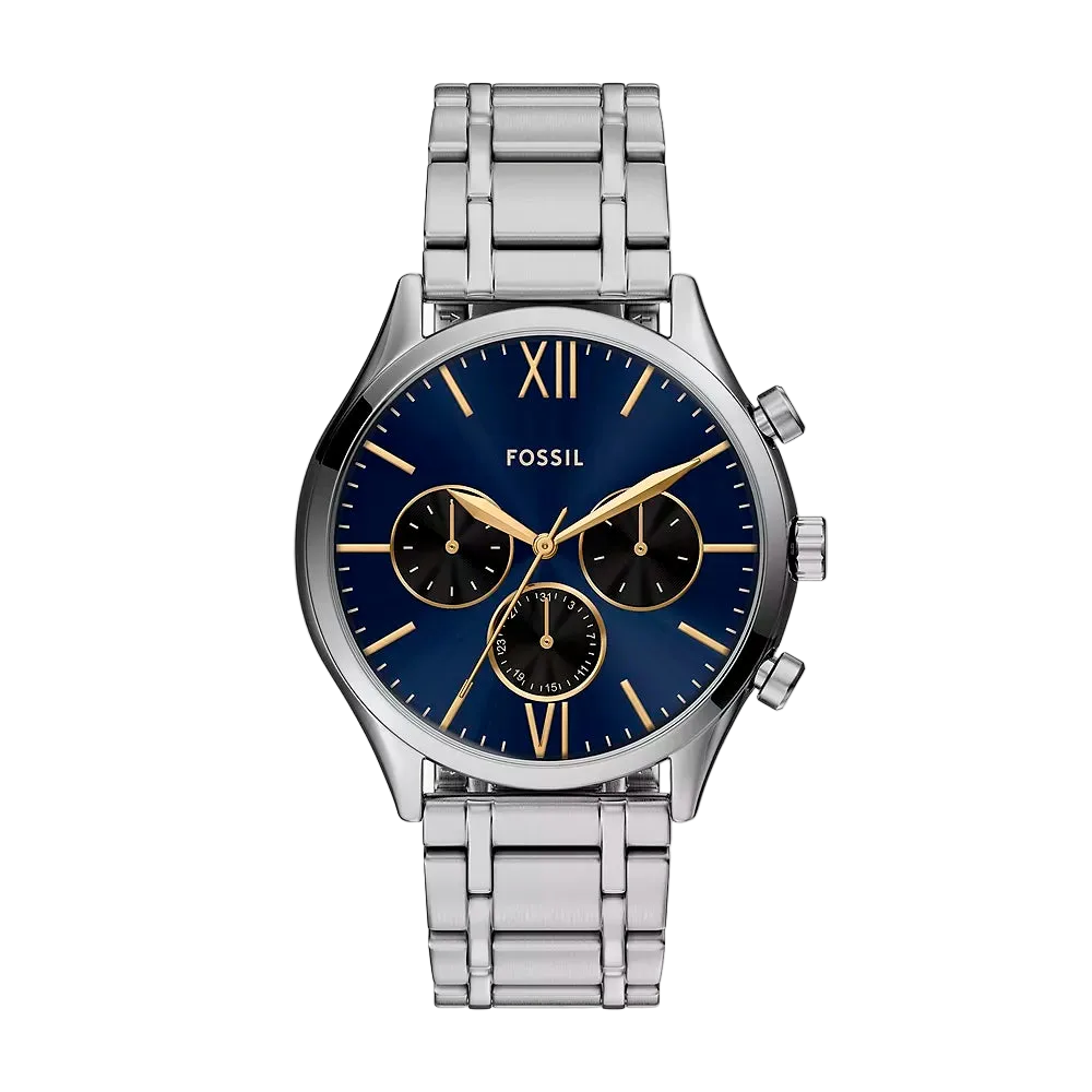 Fossil Fenmore Reloj Análogo para Hombre Pulsera de Metal