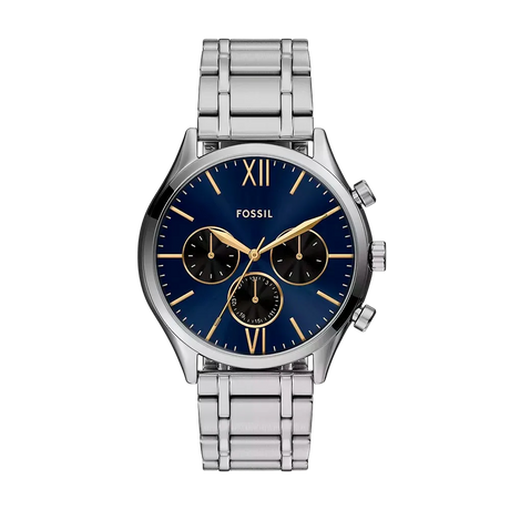 Fossil Fenmore Reloj Análogo para Hombre Pulsera de Metal