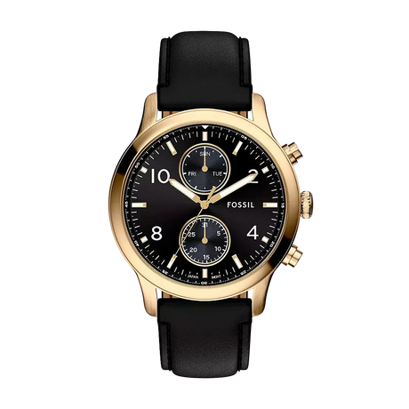 Reloj Fossil Bennett de hombre pulsera de piel 45 mm