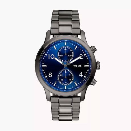 Reloj Fossil Bennett de hombre pulsera de metal 45mm