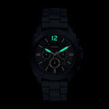 Fossil Privateer Cronógrafo Reloj para Hombre Pulsera de Metal Análogo 45mm