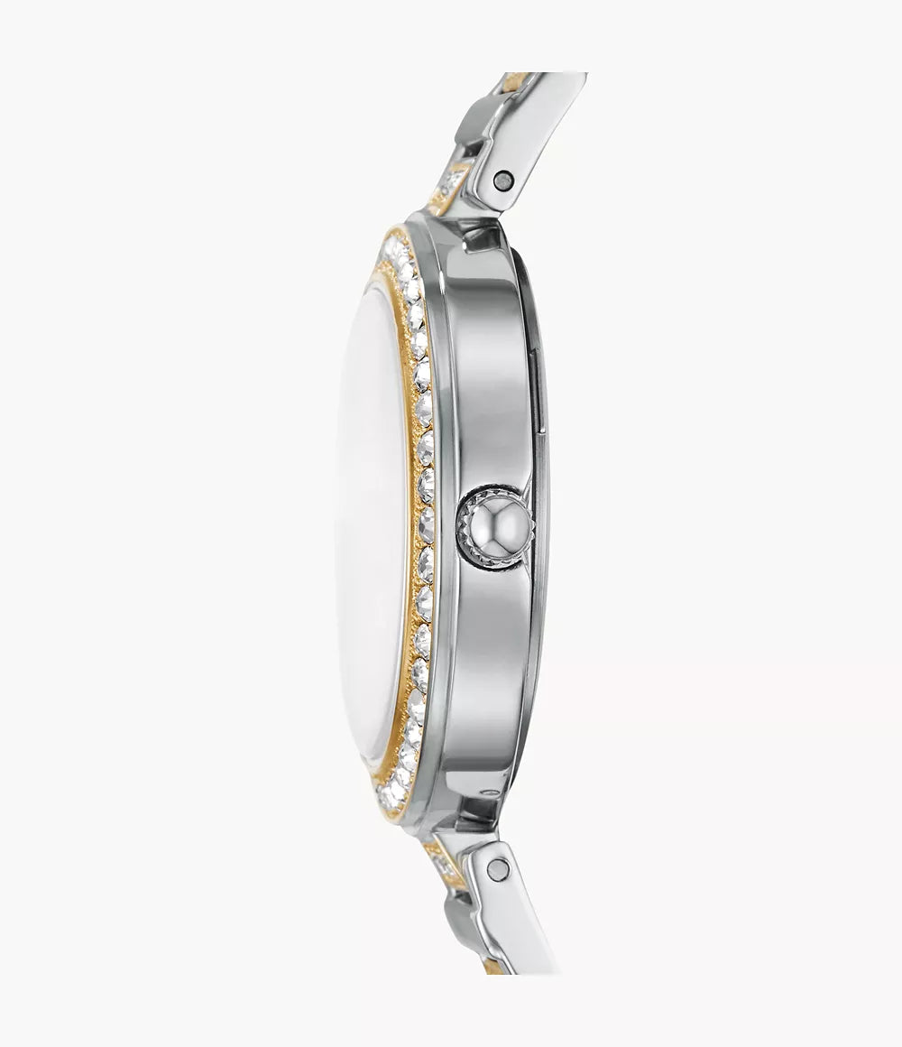 Fossil Karli Reloj Análogo para Mujer Pulsera de Metal