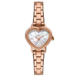 Reloj Fossil Karli Heart de dama pulsera de metal
