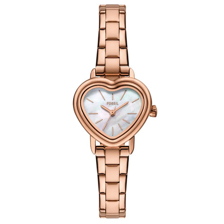 Reloj Fossil Karli Heart de dama pulsera de metal