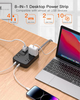 BS921BL Regleta Beshon 4 tomas 4 usb a/c