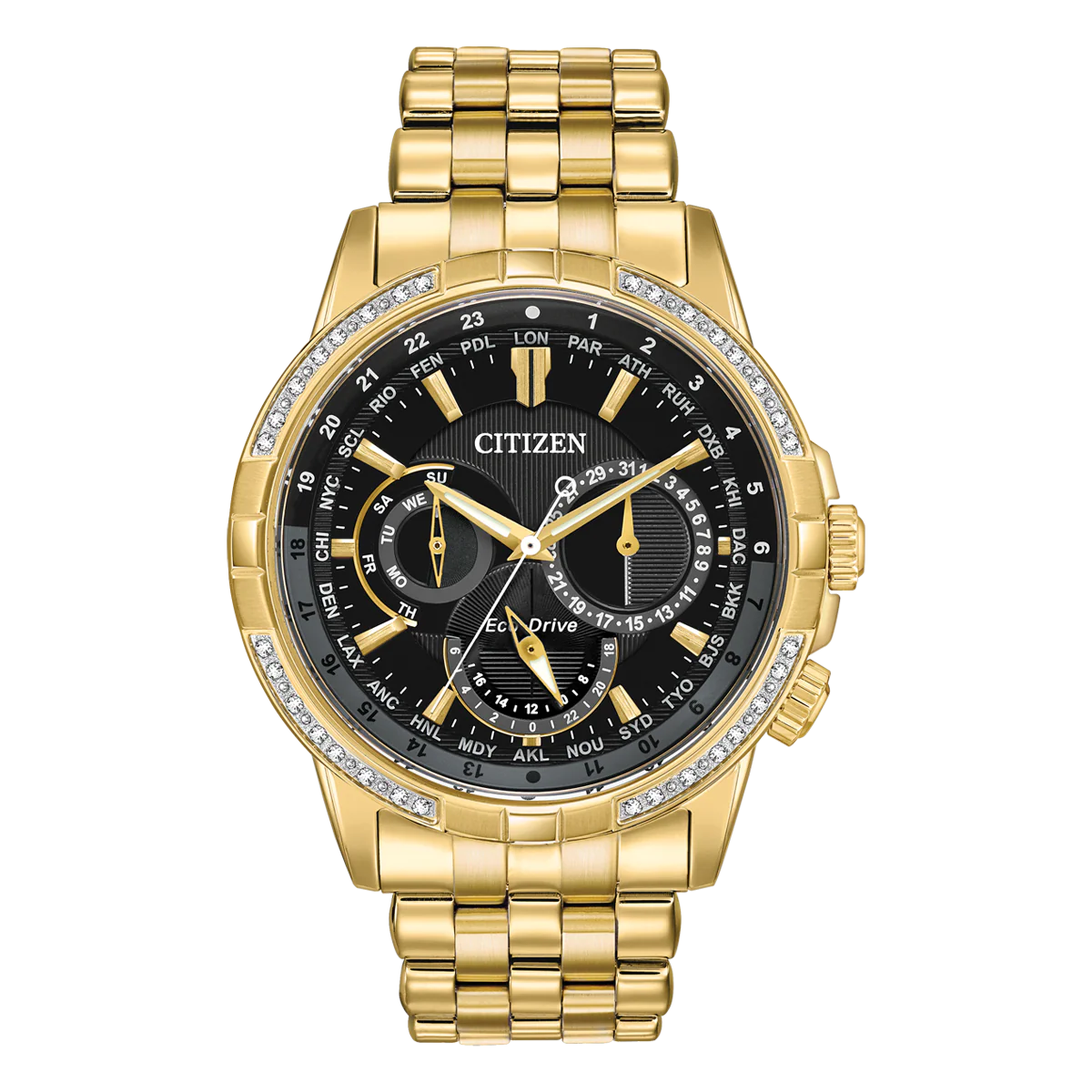 BU2082-56E Reloj Citizen Eco-Drive de hombre banda de acero inoxidable