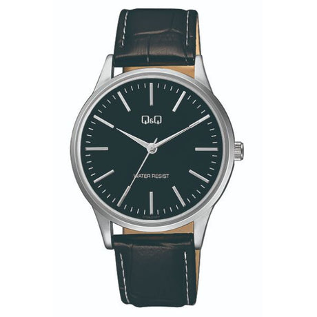 C10A Reloj QQ para Hombre pulsera de Cuero