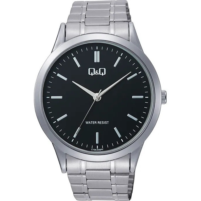 C10A Reloj QQ Análogo para Hombre Pulsera de Metal