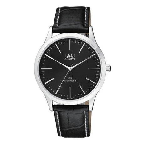 C212J Reloj QQ para Hombre pulsera de Cuero Análogo