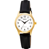 C28A Reloj QQ para Mujer pulsera de Cuero