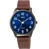 C32A Reloj QQ para Hombre pulsera de Cuero