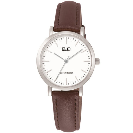 C35A Reloj QQ para Mujer pulsera de Cuero