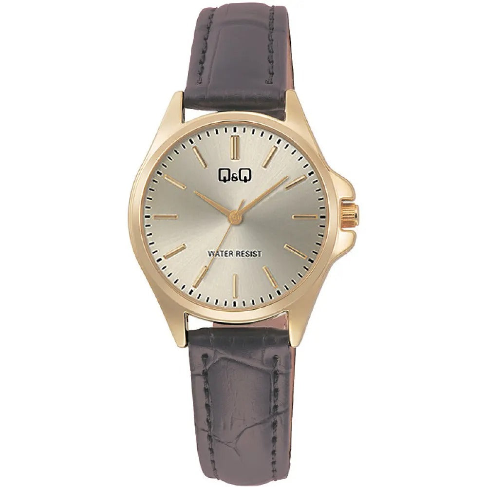 C37A Reloj QQ para Mujer pulsera de Cuero