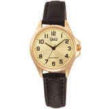 C37A Reloj QQ para Mujer pulsera de Cuero