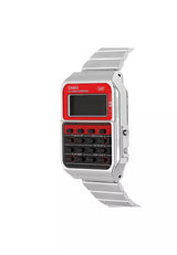 CA-500 Reloj Casio Hombre Calculadora Alarma Cronógrafo Pulsera de Metal Digital