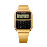 CA-500 Reloj Casio Hombre Calculadora Alarma Cronógrafo Pulsera de Metal Digital