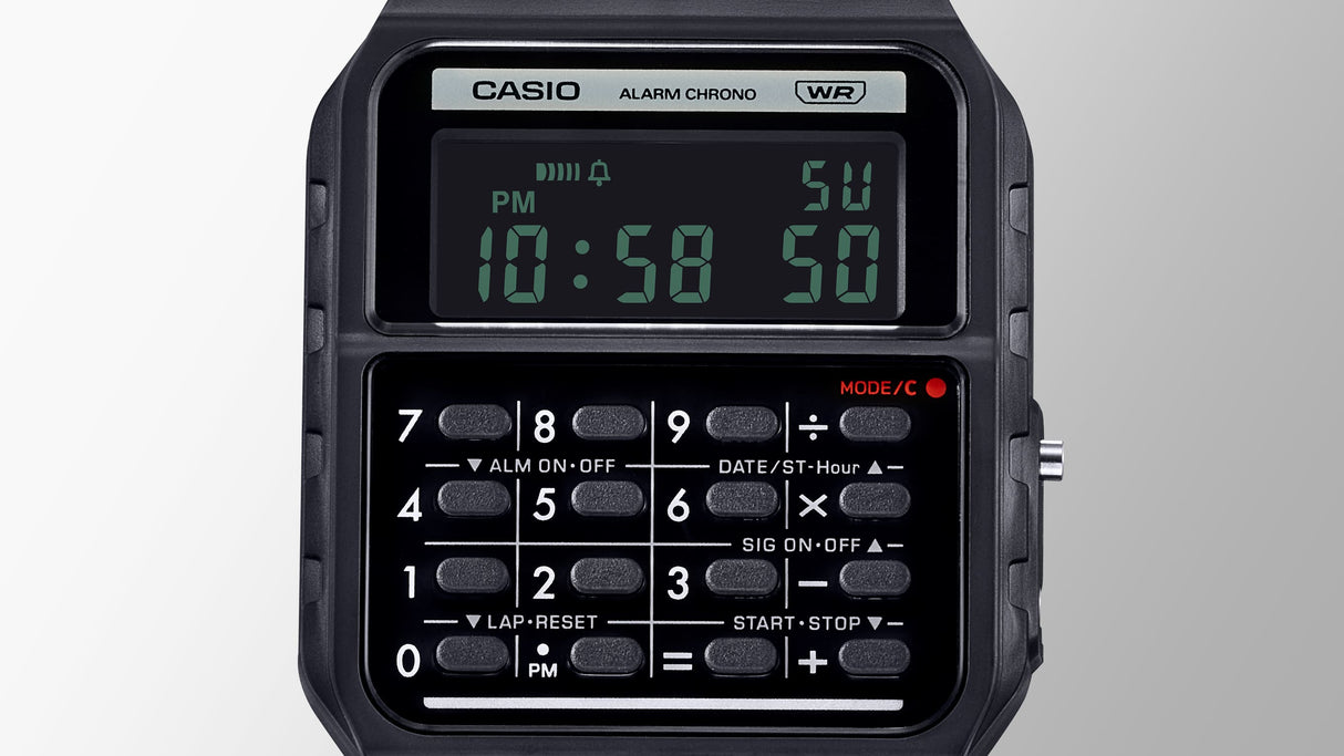 CA-53 Reloj Casio para Hombre Pulsera de Caucho Digital