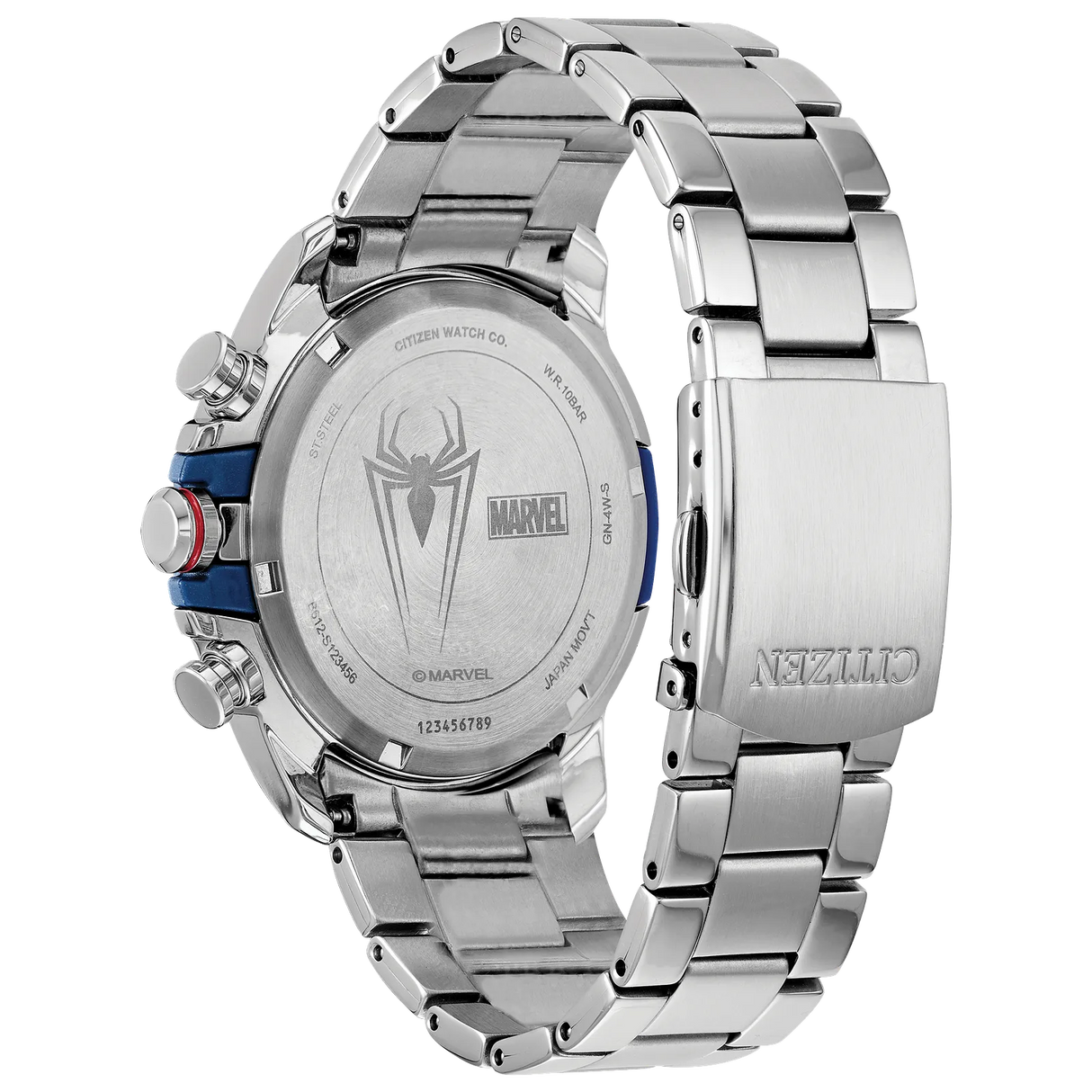 CA0429-53W Reloj Citizen Spider-Man Marvel Edition de hombre pulsera de metal