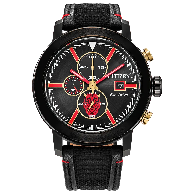 CA0766-02W Reloj Citizen Star Wars Darth Maul Mastermind  de hombre correa de metal
