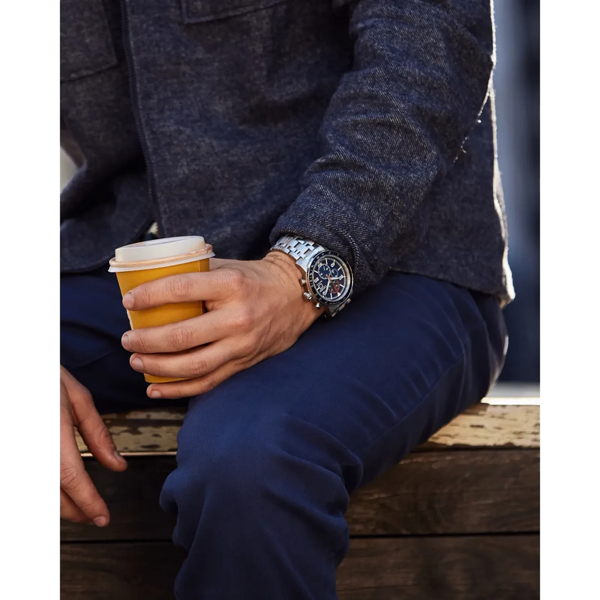 CA0850-59L Reloj Citizen Brycen de hombre pulsera de metal 44mm