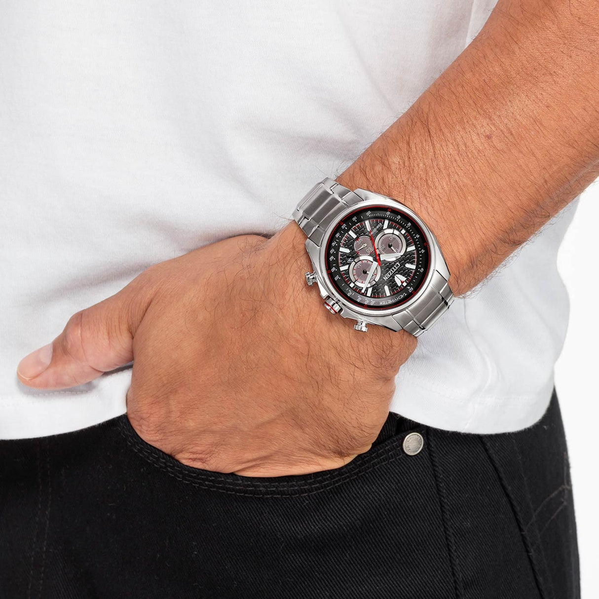 CA4561-89E Reloj Citizen Sport Casual de hombre correa de acero inoxidable