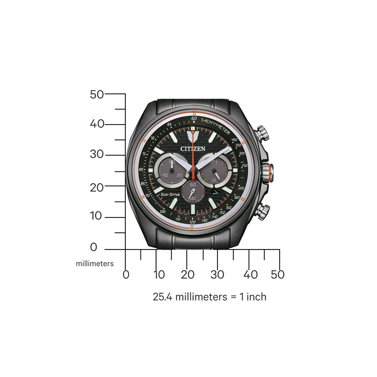 CA4567-82H Citizen Sport Casual de hombre pulsera de metal