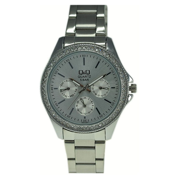 CE01J Reloj QQ para mujer pulsera de Metal